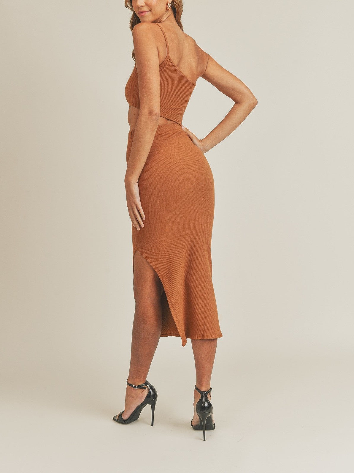Anna Cut Out Midi Dress