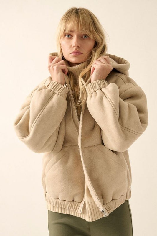 Daisy Shearling Lined Hoodie