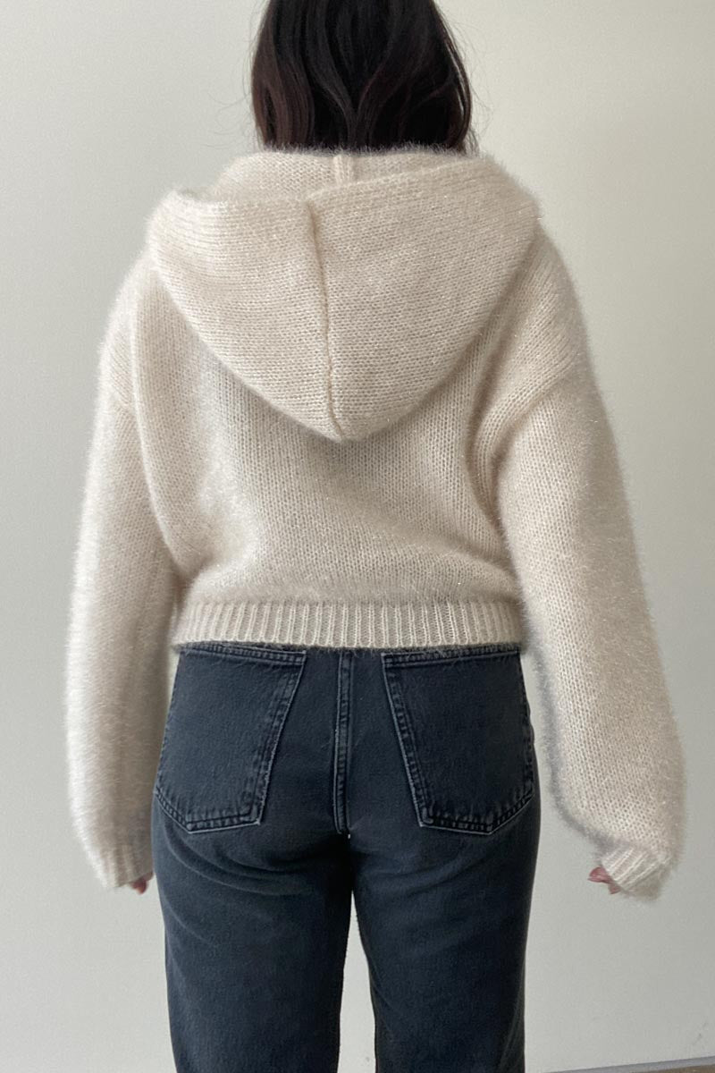 Crop discount sherpa hoodie