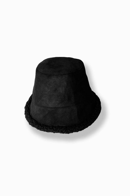 Look By M Suede Fisherman Reversible Hat