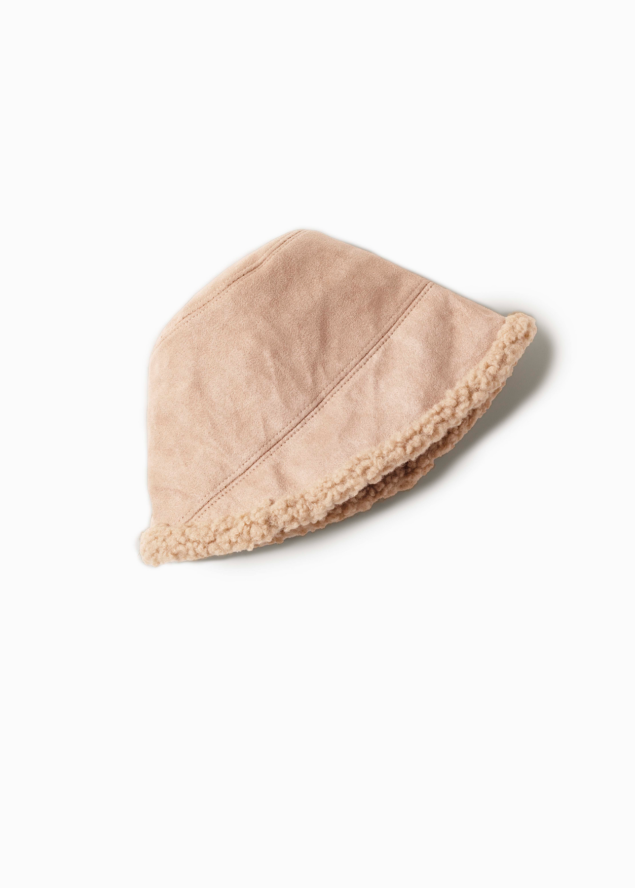 Look By M Suede Fisherman Reversible Hat