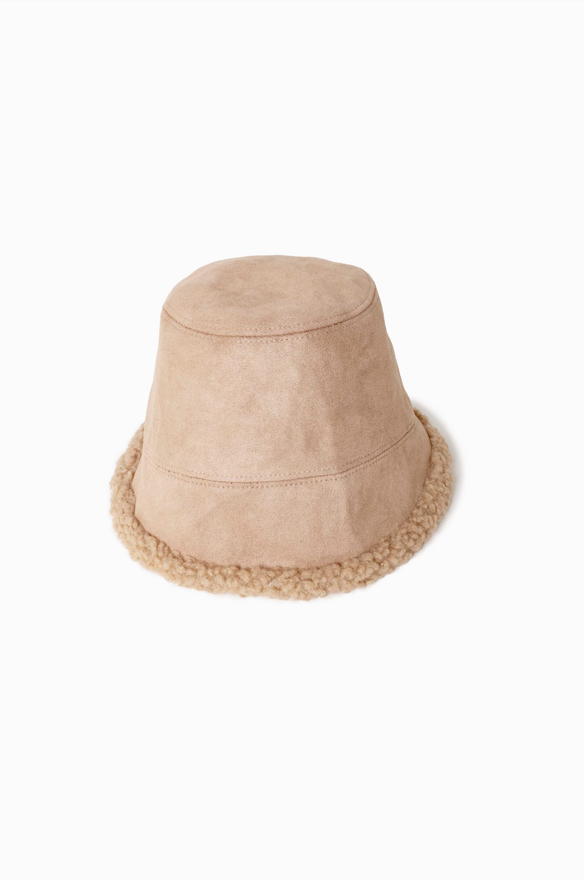 Look By M Suede Fisherman Reversible Hat