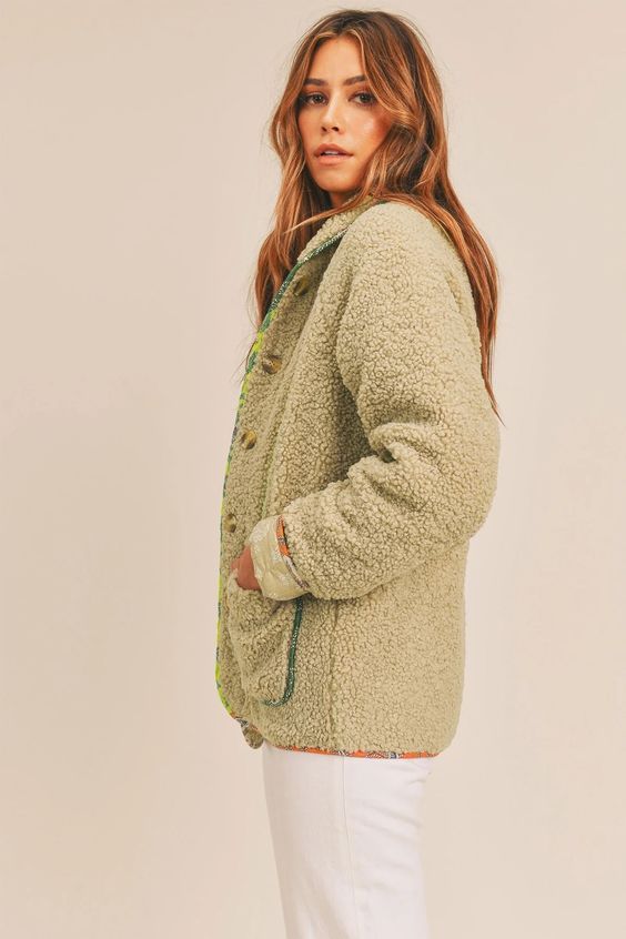 Betty Sherpa Fleece Jacket