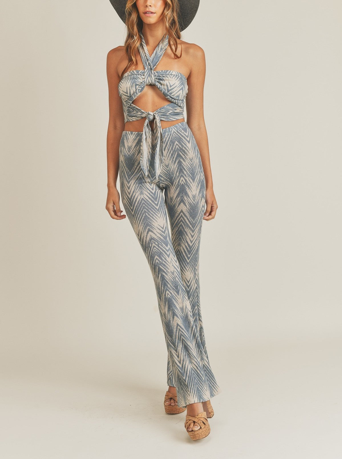 Annabelle Halter & Bell Bottom Set