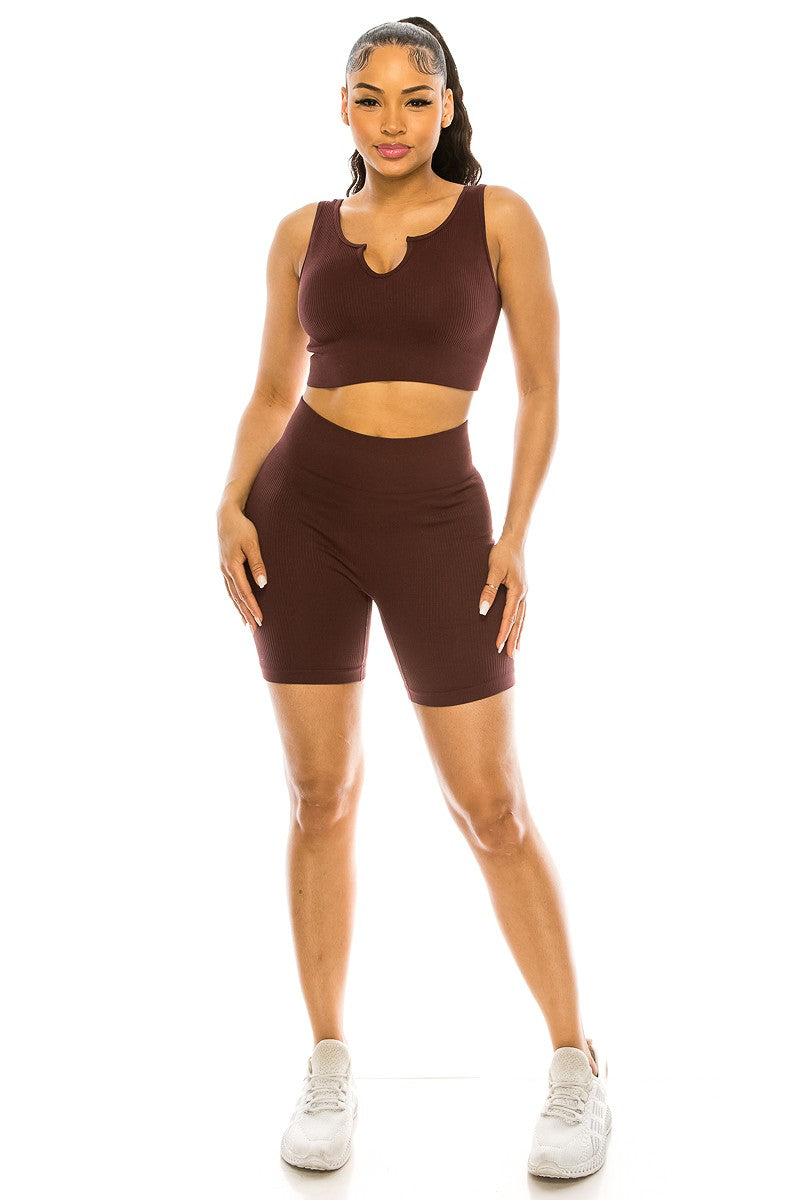 Alena Bike Shorts Set