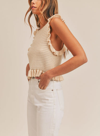 Aleece Crochet Tank Top