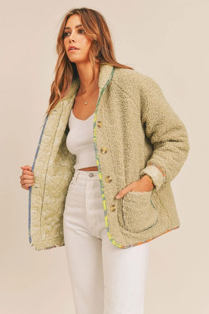 Betty Sherpa Fleece Jacket