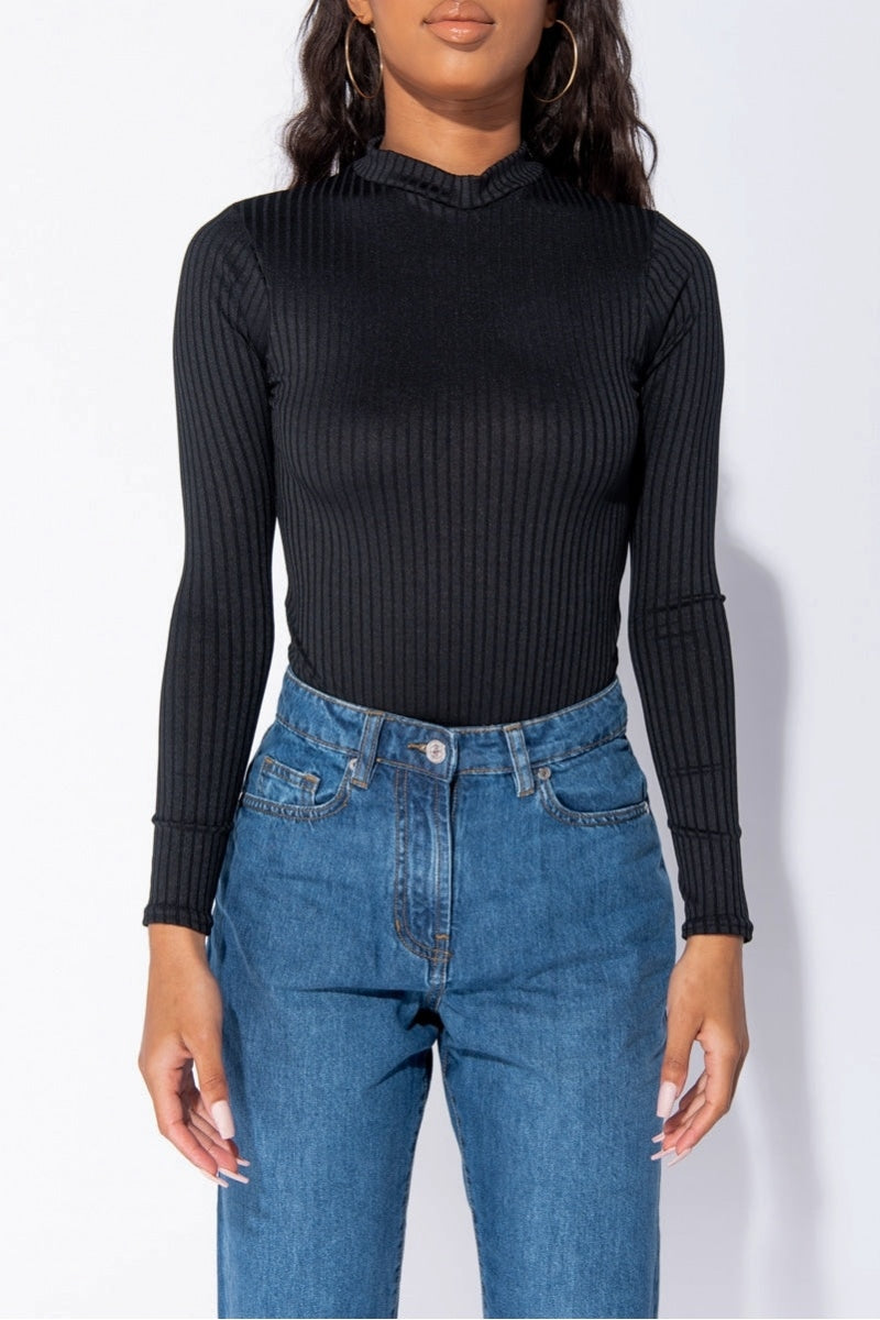 Amina Rib Knit Bodysuit