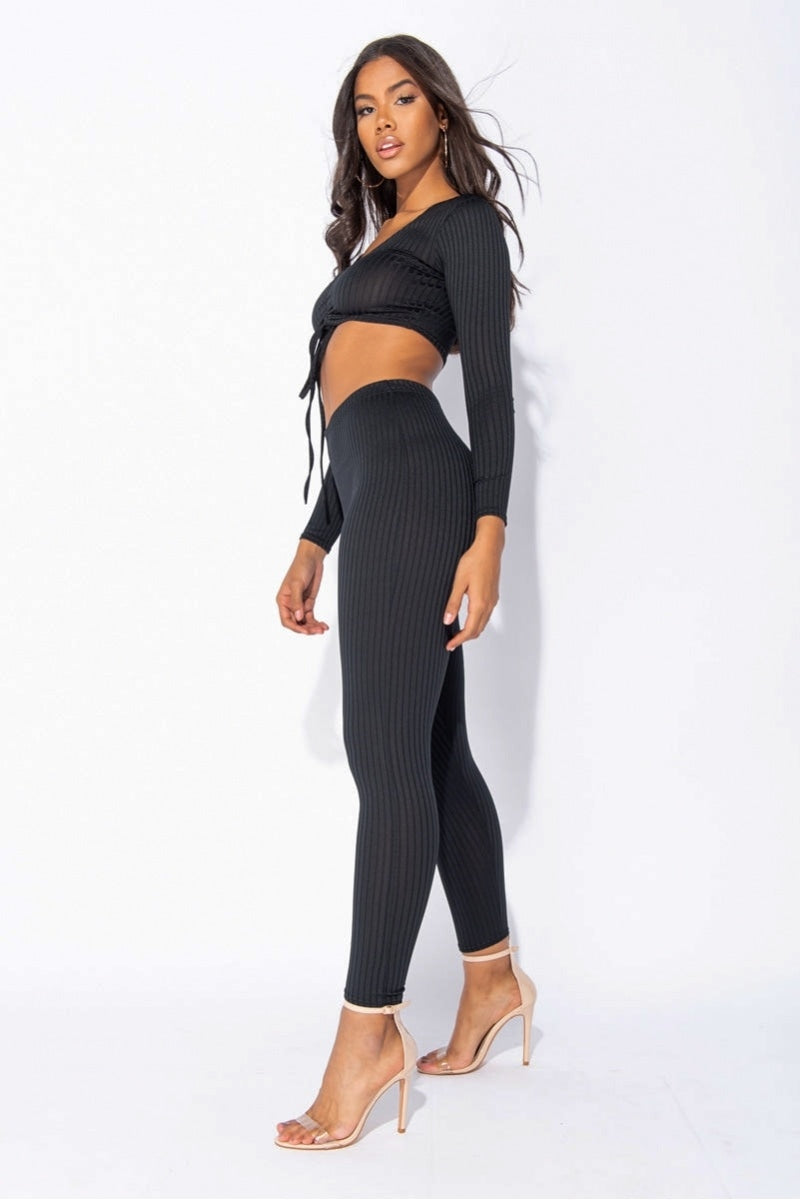 Amy Cropped Loungewear Set