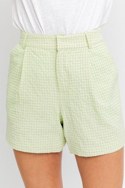 Adina Gingham Shorts